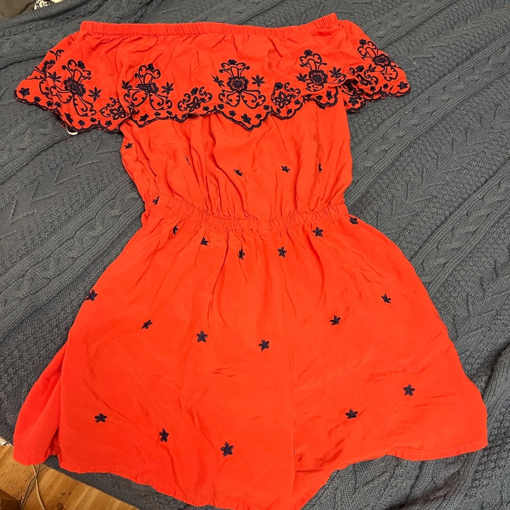 Off shoulder Romper